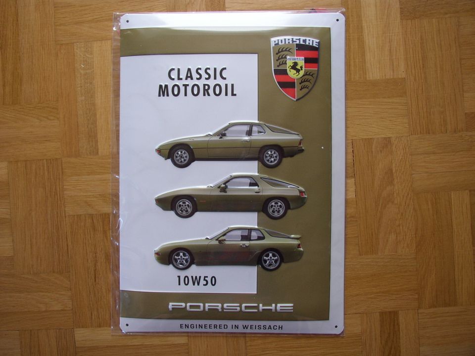 4 X VERSCHIEDENE PORSCHE-BLECHSCHILDER! NEU & OVP! JE 25€ in Nassenfels