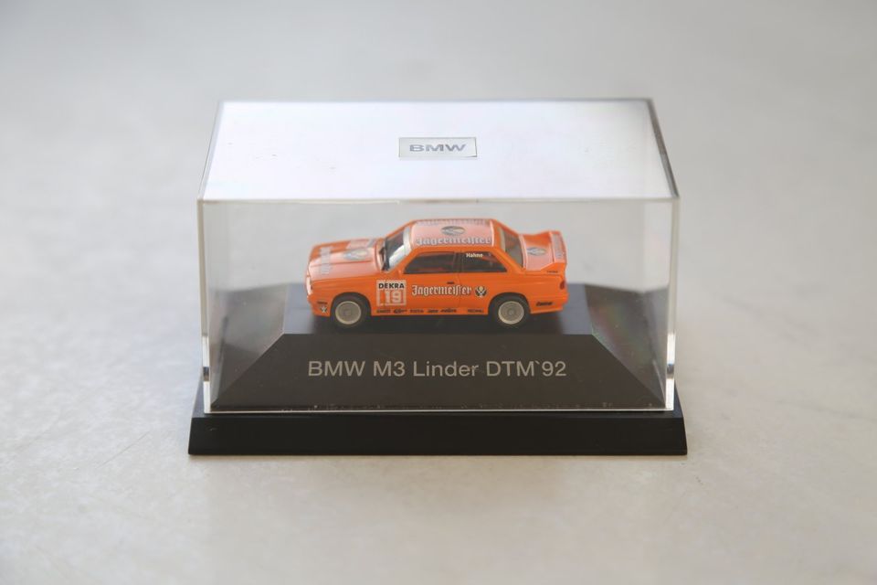 (162) HERPA BMW M3 DTM´92 StNr.19 "Linder" 1:87 wie Neu in OVP in Eriskirch