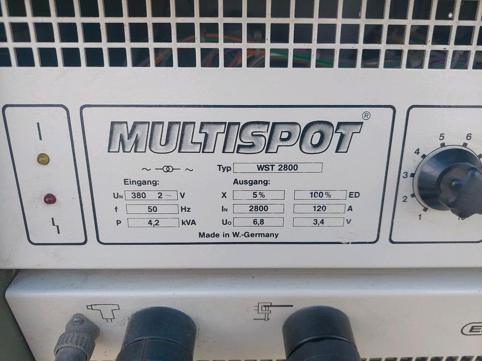 Elektron Multispot WST 2600 Ausbeulspotter Dellenspotter 380V 19% in Sottrum