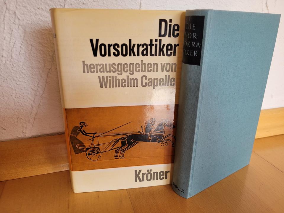 Wilhelm Capelle Die Vorsokratiker Kröner Verlag 1968 Bd. 119 in Mahlberg