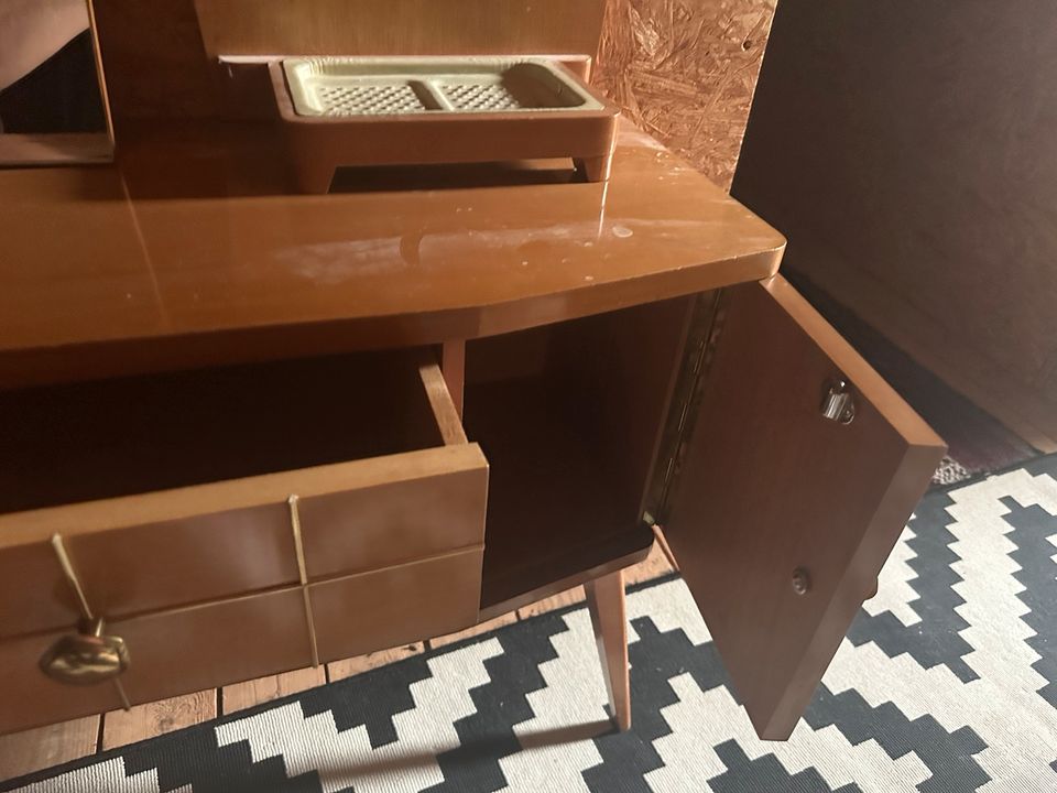 Garderobe, 50er, 60er, Mid Century, Schrank, Ablage, Spiegel, meh in Berlin