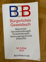 BGB Bürgerliches Gesetzbuch 2022 89. Auflage Berlin - Zehlendorf Vorschau