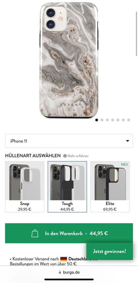 Burga Tough Case iPhone 11 in Heiden