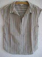 H&M Bluse / Tunika, ärmellos, Gr. 34, beige-gestreift Baden-Württemberg - Baindt Vorschau