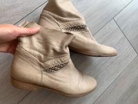 Vero Cuoio Flacher Echtleder Stiefel Gr.38 Schwachhausen - Neu Schwachhausen Vorschau