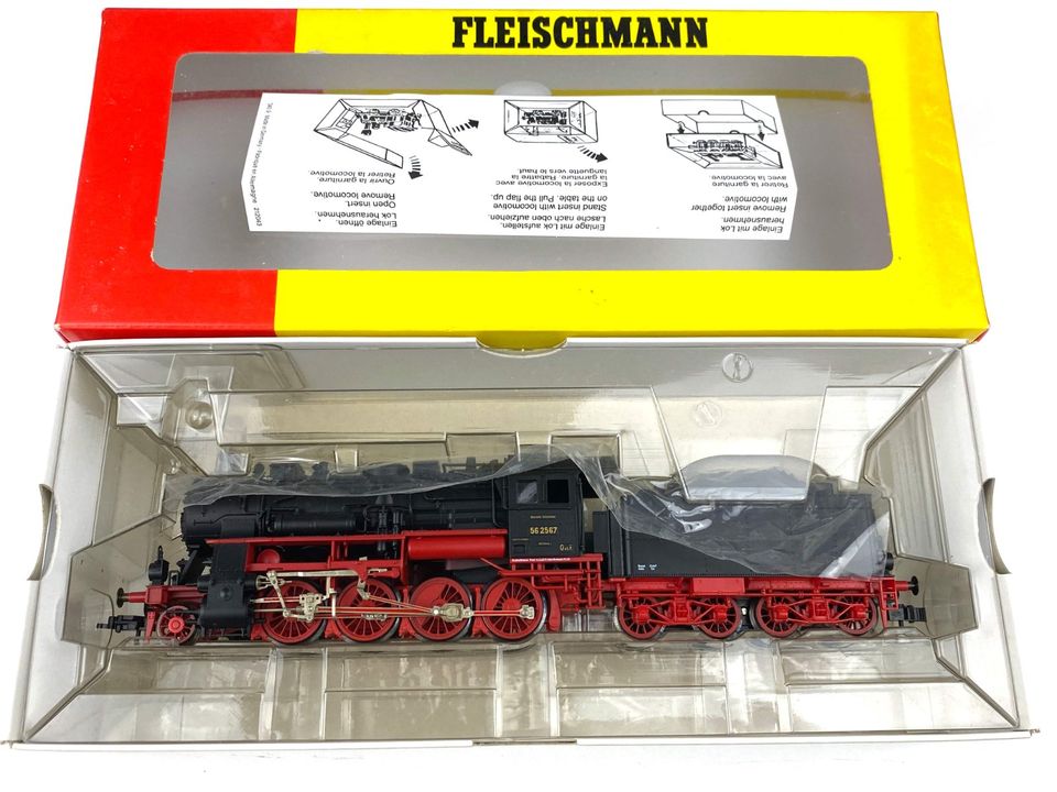 H0 DC FLEISCHMANN 94 4156 - Dampflokomotive G 8.2 - DR in Wegberg