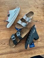 Birkenstock Arizona Schwarz Glitter/ Silber metallic Baden-Württemberg - Ulm Vorschau