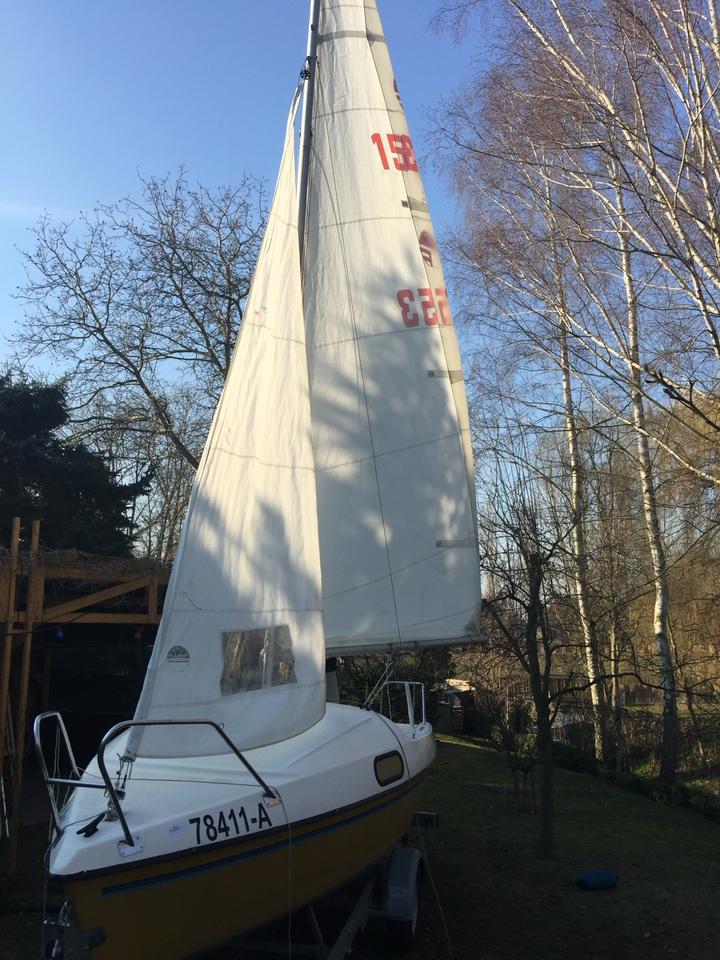 Klepper FAM Segelboot Jollenkreuzer inkl. Trailer image