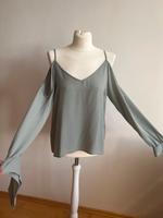 Bluse von NA-KD Gr S/36 jadegrün neuwertig Bayern - Gaukönigshofen Vorschau