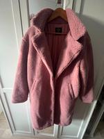 Kuschel Mantel Jacke pink rosa rosé weich flausch Gr. 40/L Brandenburg - Bad Saarow Vorschau