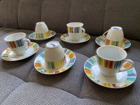 Set 6 Stück Kaffeetassen mit Unterteller Niedersachsen - Seevetal Vorschau