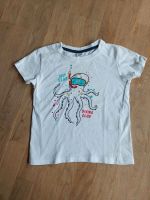 T-Shirt weiß mit Oktopus Größe 98 Baden-Württemberg - Aichtal Vorschau