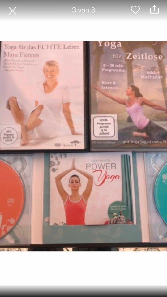 Yoga CD Entspannung Autogenes Training  Abnehmen je CD € 2.- in Staudernheim