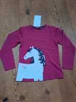 Longsleeve pink Pferd Pailletten Gr. 116 122 Topo Hessen - Dornburg Vorschau