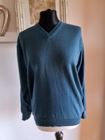 BELIKA Herren V-Neck Pullover Pulli Gr. 48 / S petrol blau Nordrhein-Westfalen - Beverungen Vorschau