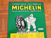 Blechschild MICHELIN Reifen - Traktoren Luftdrucktabelle von 1965 Saarland - Heusweiler Vorschau