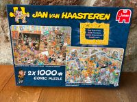 Puzzle 1000 Teile, Jan van Hassteren, Comic, Wimmelbild Rheinland-Pfalz - Mommenheim Vorschau