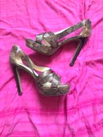 Navy Boot Pumps 39 Leder High Heels Schlange Berlin - Treptow Vorschau