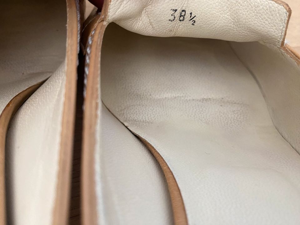 Tod‘s Sabots Gr. 38,5, beige, Leder, guter Zustsnd in München