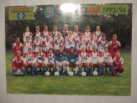 HSV Mannschaftsposter Saison 1993/94 mit Unterschriften Hamburg - Hamburg-Nord Vorschau