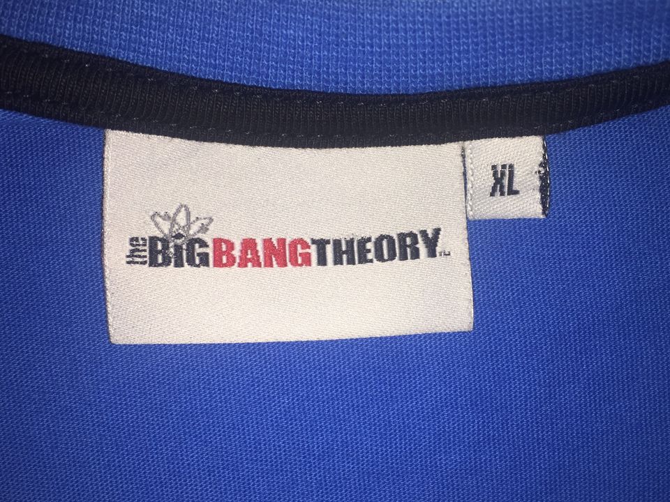 Tshirt Big Bang Theory Original Warner Size XL Physicist Hippie in Rodalben