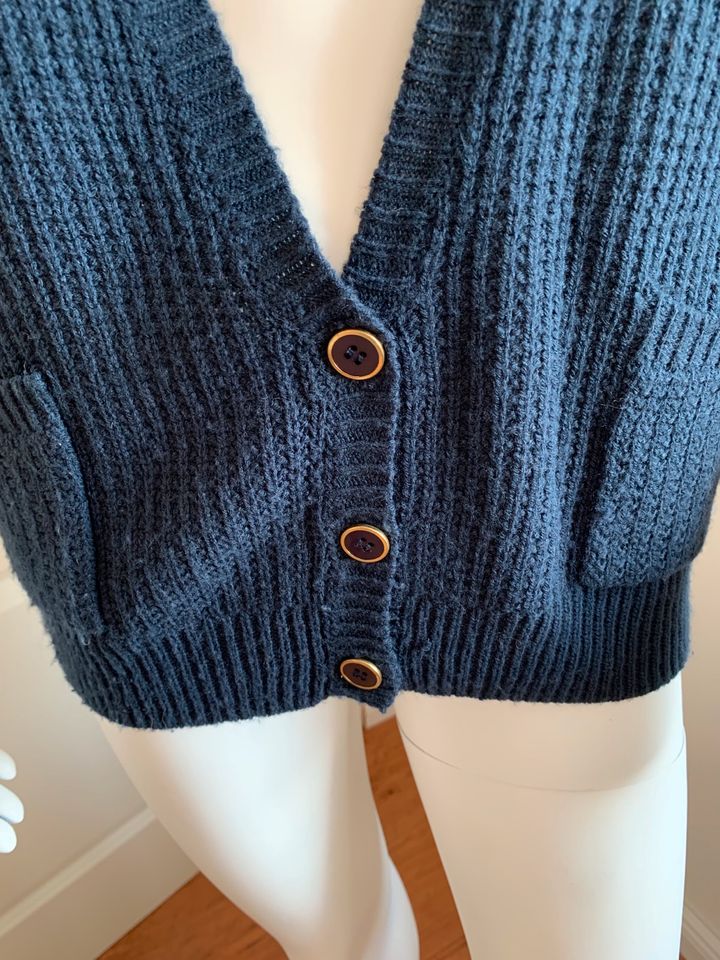 Cardigan Strickjacke Damen Gr. 36 Atmosphere dunkelblau in Flensburg