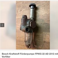 Bosch Kraftstoff Förderpumpe FPIKS 22 AD 2312 mit Vorfilter Sachsen-Anhalt - Petersberg (Saalekreis) Vorschau