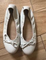 Gabor weiße Ballerina Niedersachsen - Helmstedt Vorschau