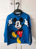 Langarmshirt mit Mickey Mouse - Größe 122/128 Schleswig-Holstein - Bad Bramstedt Vorschau