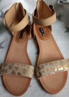 H&M Sandalen Leder Gr 40 neu beige braun gold Eimsbüttel - Hamburg Eidelstedt Vorschau