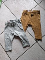 2 Leggings h&m 62 grau braun Knöpfe Nordrhein-Westfalen - Minden Vorschau