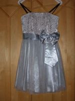 Kleid Abendkleid Abi Partykleid Cocktailkleid grau silber  Gr.38 Rheinland-Pfalz - Schwegenheim Vorschau