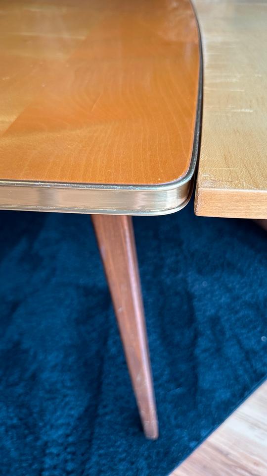 Tisch Vintage Retro Couchtisch ausziehbar 50 60 Cocktail essen in Blaustein