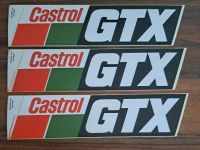 3x Castrol GTX Aufkleber um 1975 Oldtimer Abziehbild Werbung Rekl Bayern - Lindau Vorschau