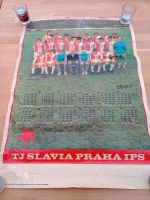 Slavia Prag Poster mit allen Spielerunterschriften 1987 Nordrhein-Westfalen - Mönchengladbach Vorschau