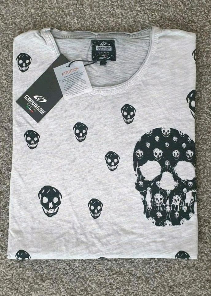 CARISMA T-Shirt mit Totenkopf-Print Gr. S NEU in Stuttgart