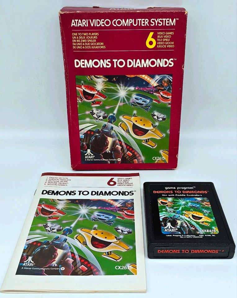 Demons to Diamonds - Atari 2600 - CIB Komplett OVP Boxed - Arcade in Weiterstadt