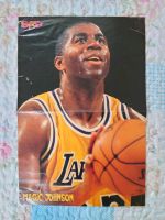 Poster Magic Johnson / Stefan Reuter, Basketball ca. 41,5 x 28 cm Bayern - Würzburg Vorschau