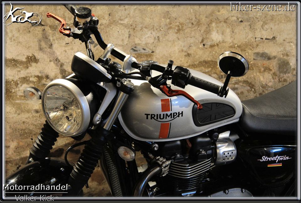 Street Twin 900 - Triumph Motorrad - guter Zustand in Naunheim Maifeld