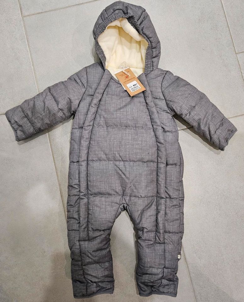 NEU Baby Elefanten Schneeanzug Overall Gr.62/68 grau dick in Sibbesse 