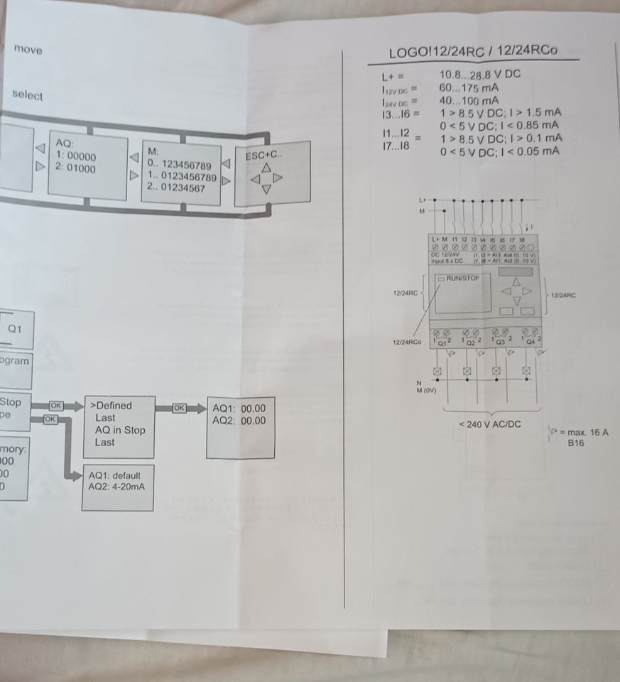 SPS programmierbare Steuerung Siemens LOGO! 6ED1 052-1MD00-0BA6 in Grande