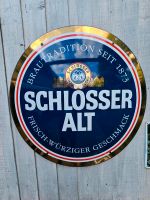 SCHLÖSSER Alt Bier Schild Emaille 80cm Düsseldorf Nordrhein-Westfalen - Korschenbroich Vorschau