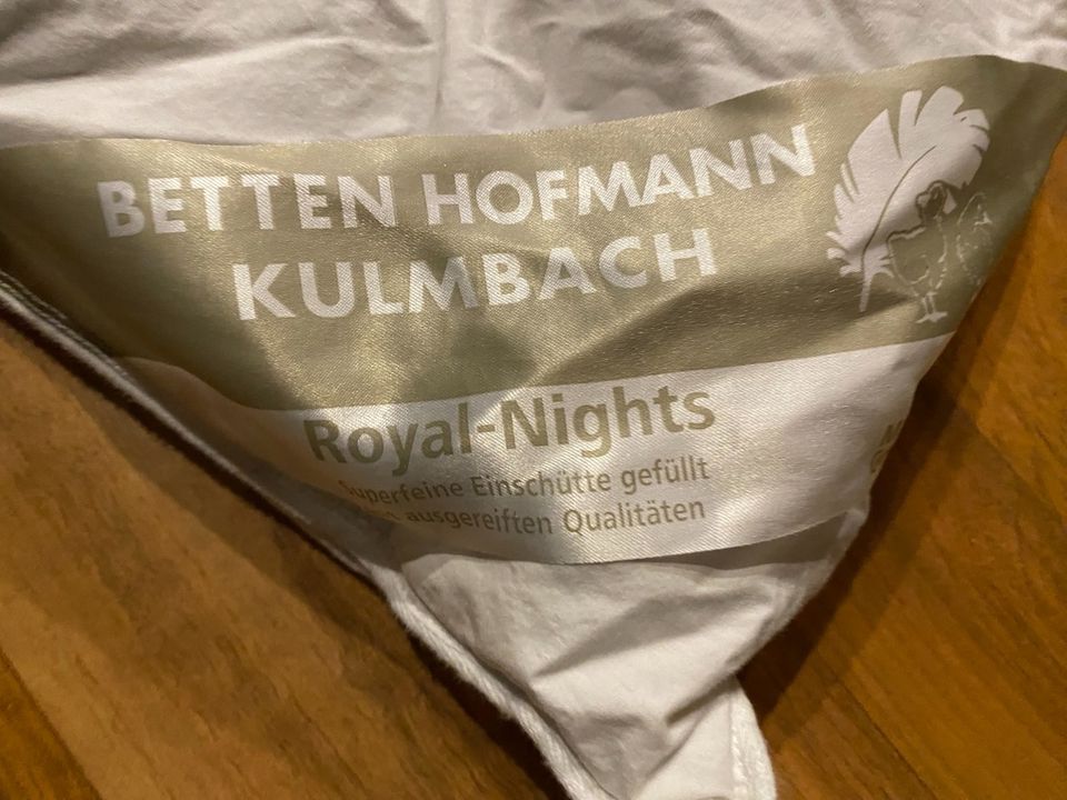 Hofmann Betten 100 x 135 Set Daunen Kopfkissen Decke Qualität in Großhartmannsdorf