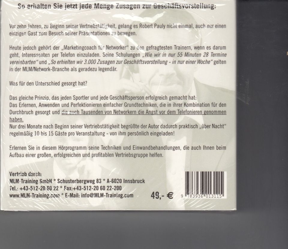 VOM TELEFONVERSAGER ZUM TELEFONPROFI im MLM Robert Pauly in Gutenacker