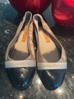 AGL Ballerina  Schuhe Gr 42 Gold schwarz Silber Mega cool Rheinland-Pfalz - Dudeldorf Vorschau