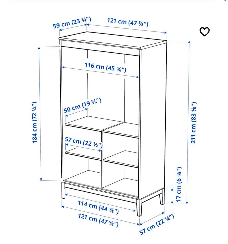 Idanäs Schrank von Ikea in Hermannsburg