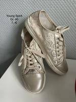Young Spirit Damen Stoff Schnürschuhe beige Gr.40 Nordrhein-Westfalen - Oberhausen Vorschau