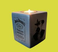 Kerzenhalter Holz massiv Jack Daniels Deko Schleswig-Holstein - Norderstedt Vorschau