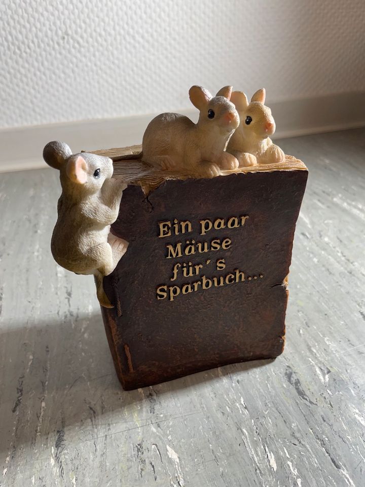 Spardose „Ein paar Mäuse fürs Sparbuch“ in Oberdorla