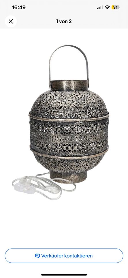 NEU Marokkanische, orientalische Tischlampe 38cm in München